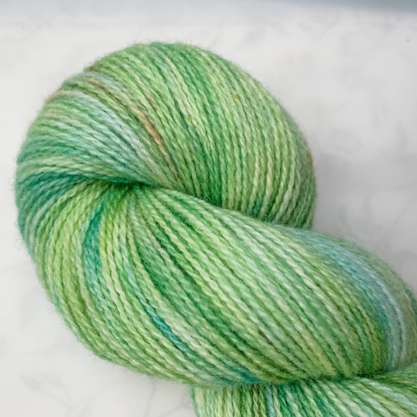 Key Lime - Trollfjord sock - Variagated Yarn - Hand dyed yarn
