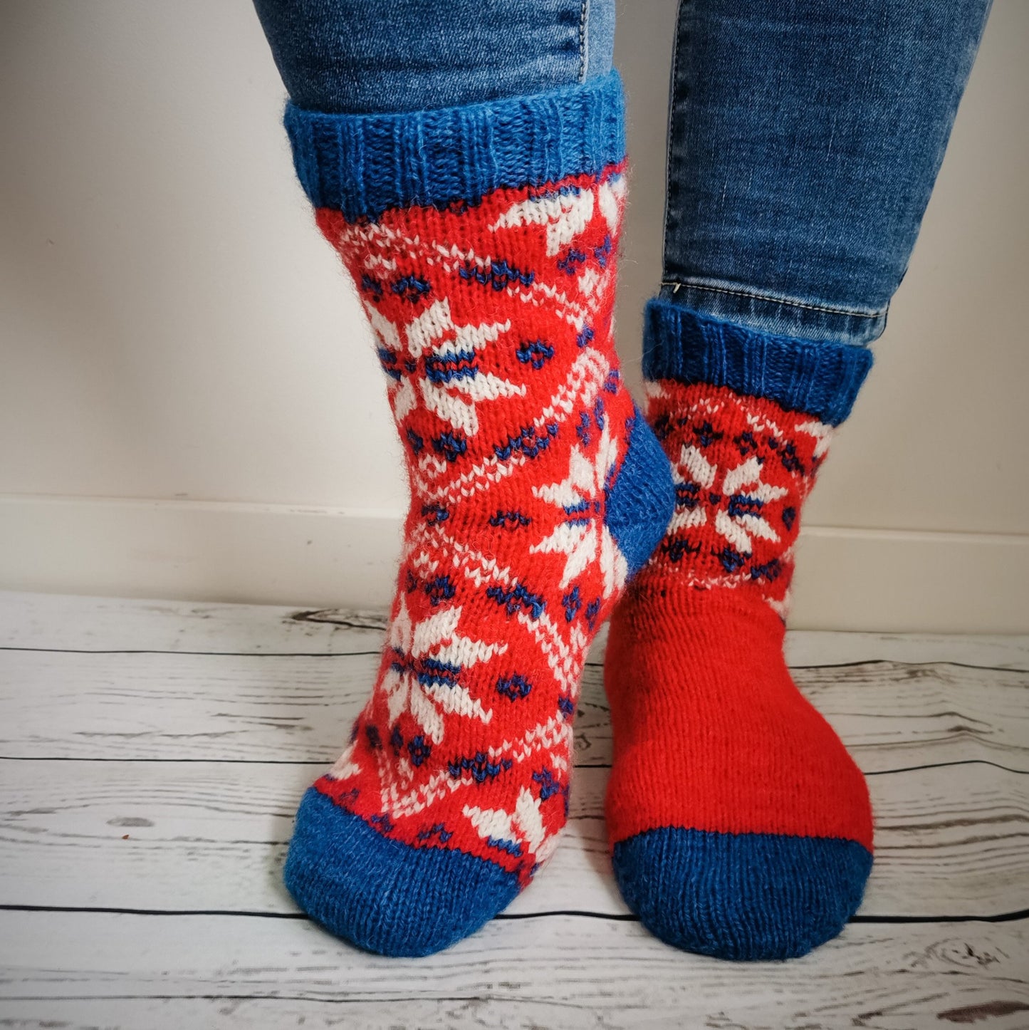 National Anthem Socks Pattern Only -  Digital Pattern in Norwegian - Norwegian design