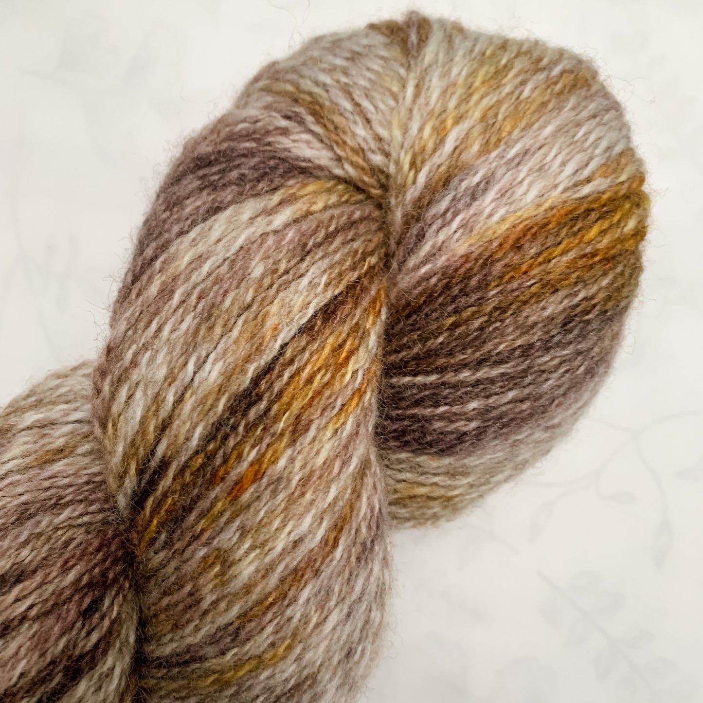 Hazelnut Treat - Trollfjord sock - Variegated Yarn - Hand dyed yarn
