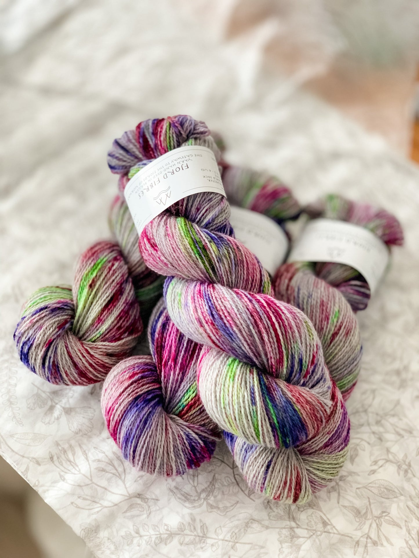 Tulip Fields - Trollfjord sock - Hand Dyed Yarn - Variegated Yarn