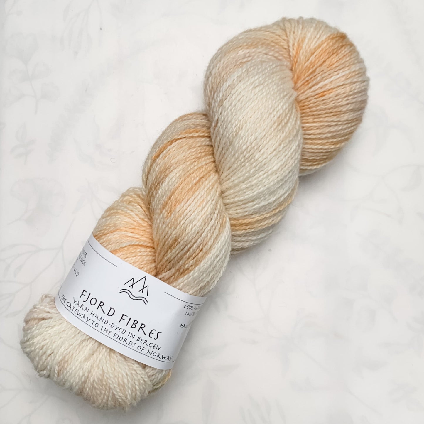 Butterscotch - Trollfjord sock - Hand Dyed Yarn - Variegated Yarn