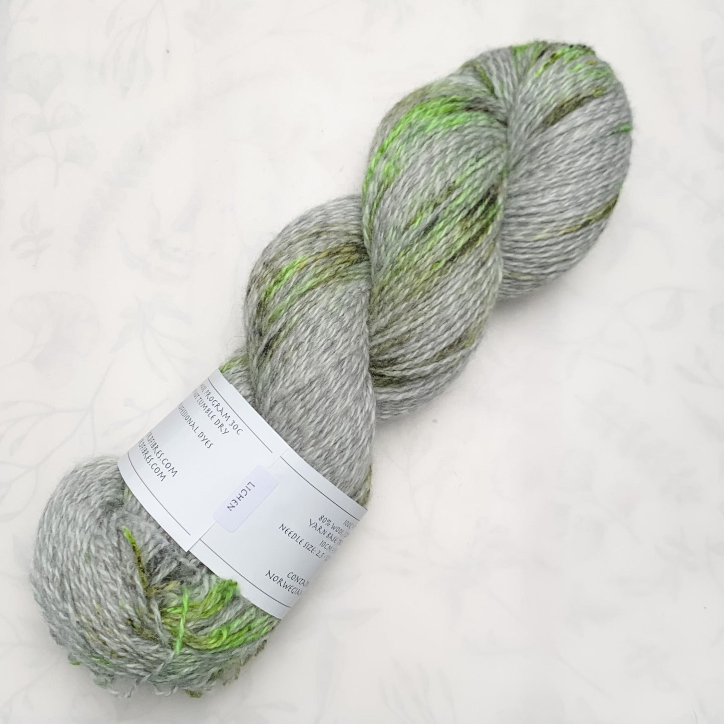 Lichen - Trollfjord sock - Hand Dyed Yarn - Variegated Yarn