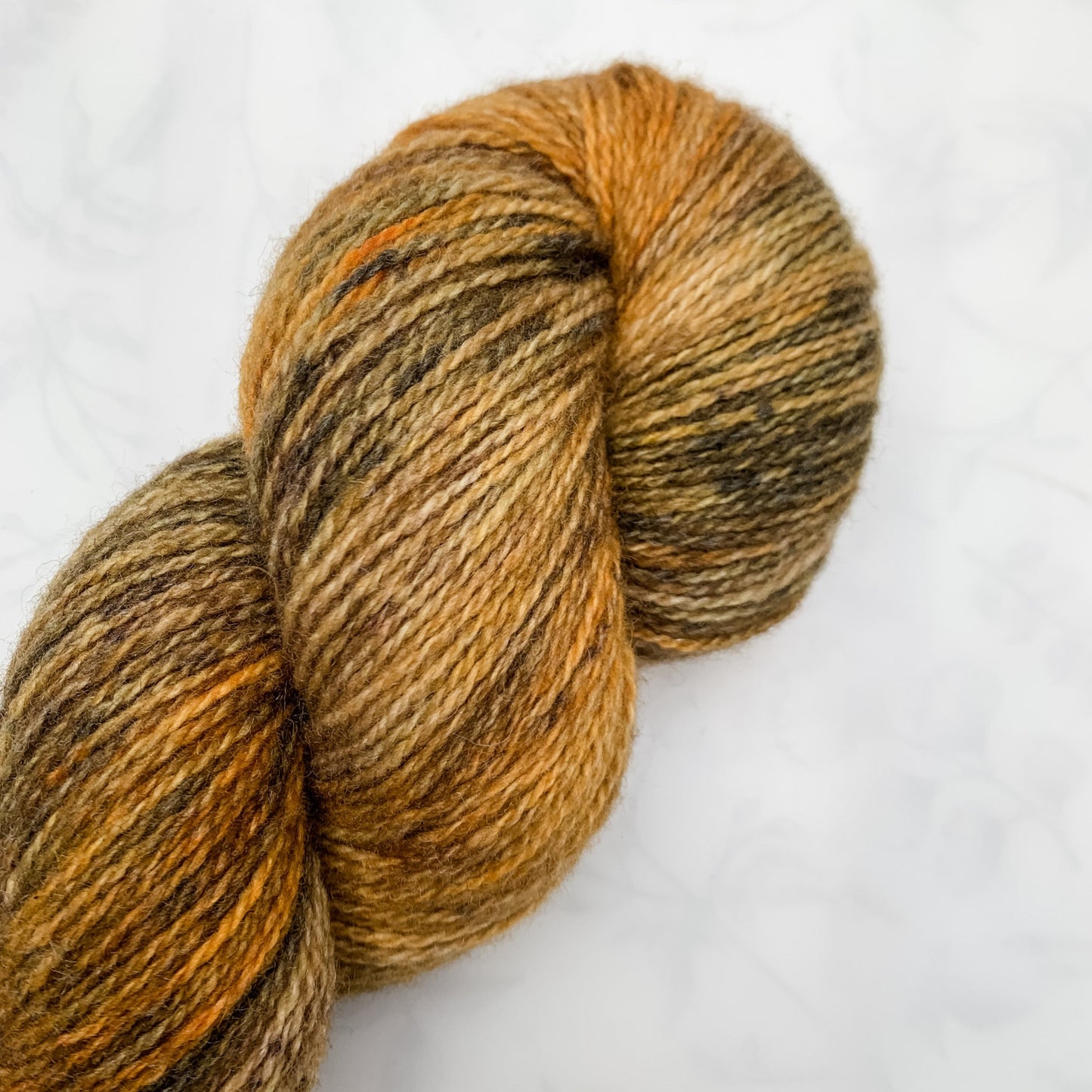 Tigers eye - Trollfjord sock - Hand Dyed Yarn - Variegated Yarn
