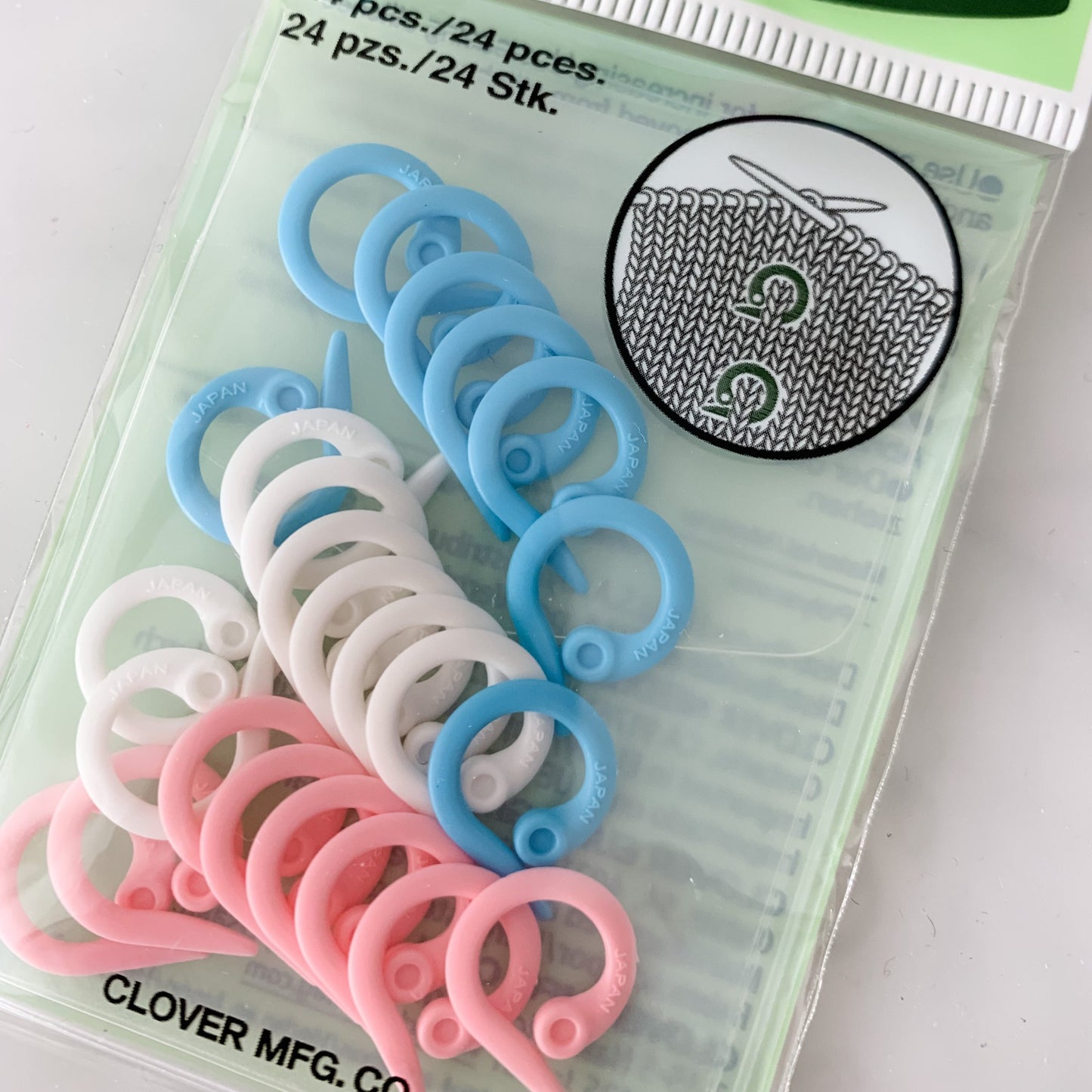 Split Ring Stitch Markers - Clover
