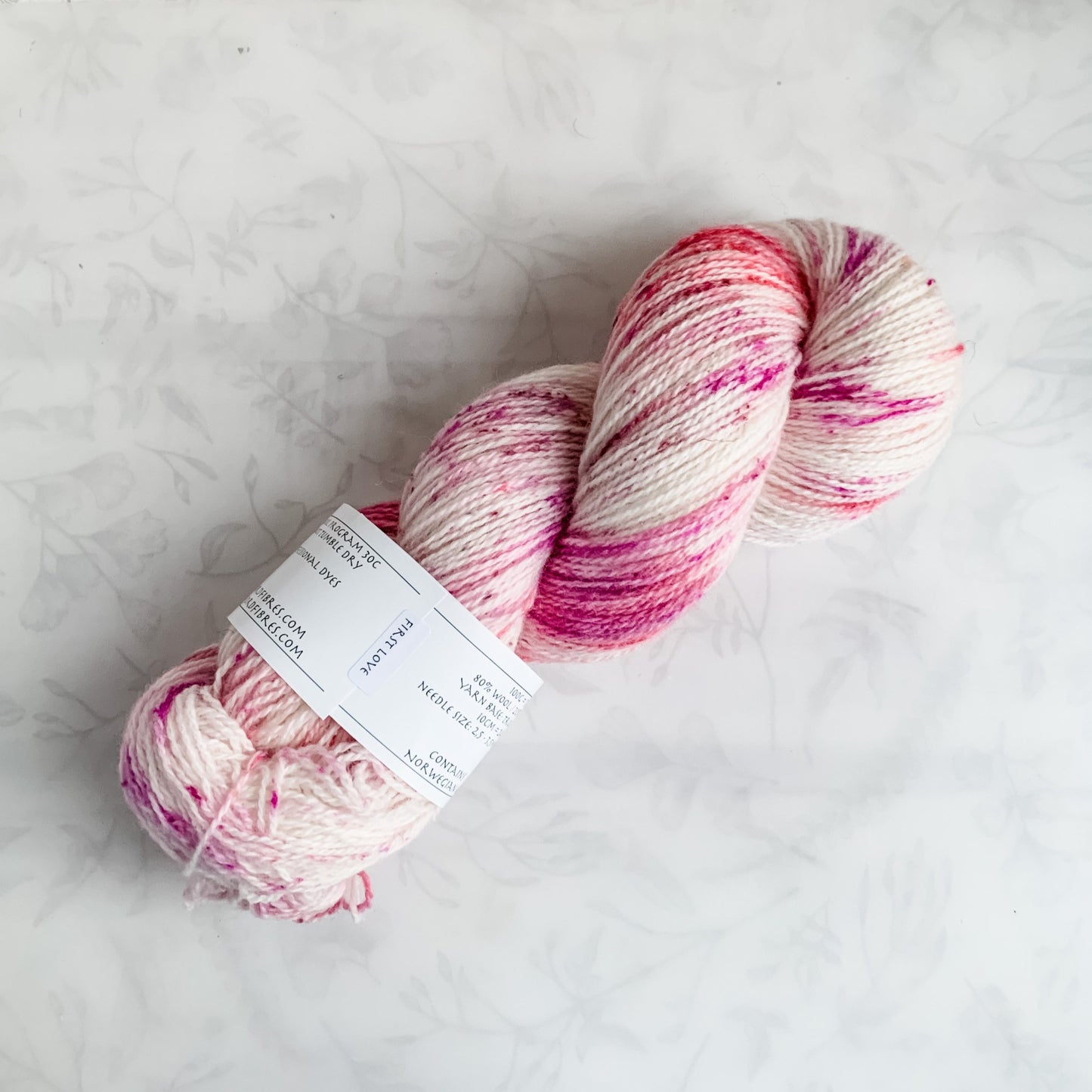 First Love - Trollfjord sock - Hand Dyed Yarn - Variegated Yarn