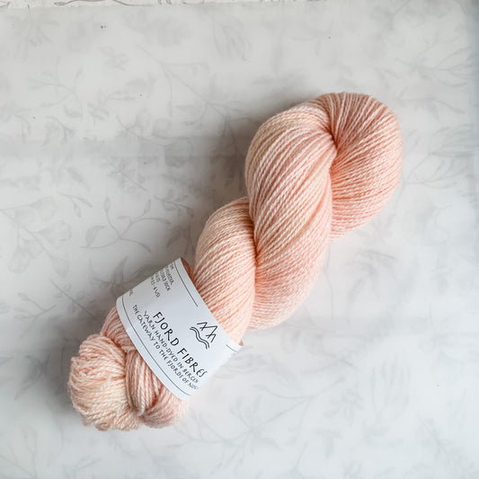 First Blush- Trollfjord sock - Hand Dyed Yarn - Tonal Yarn