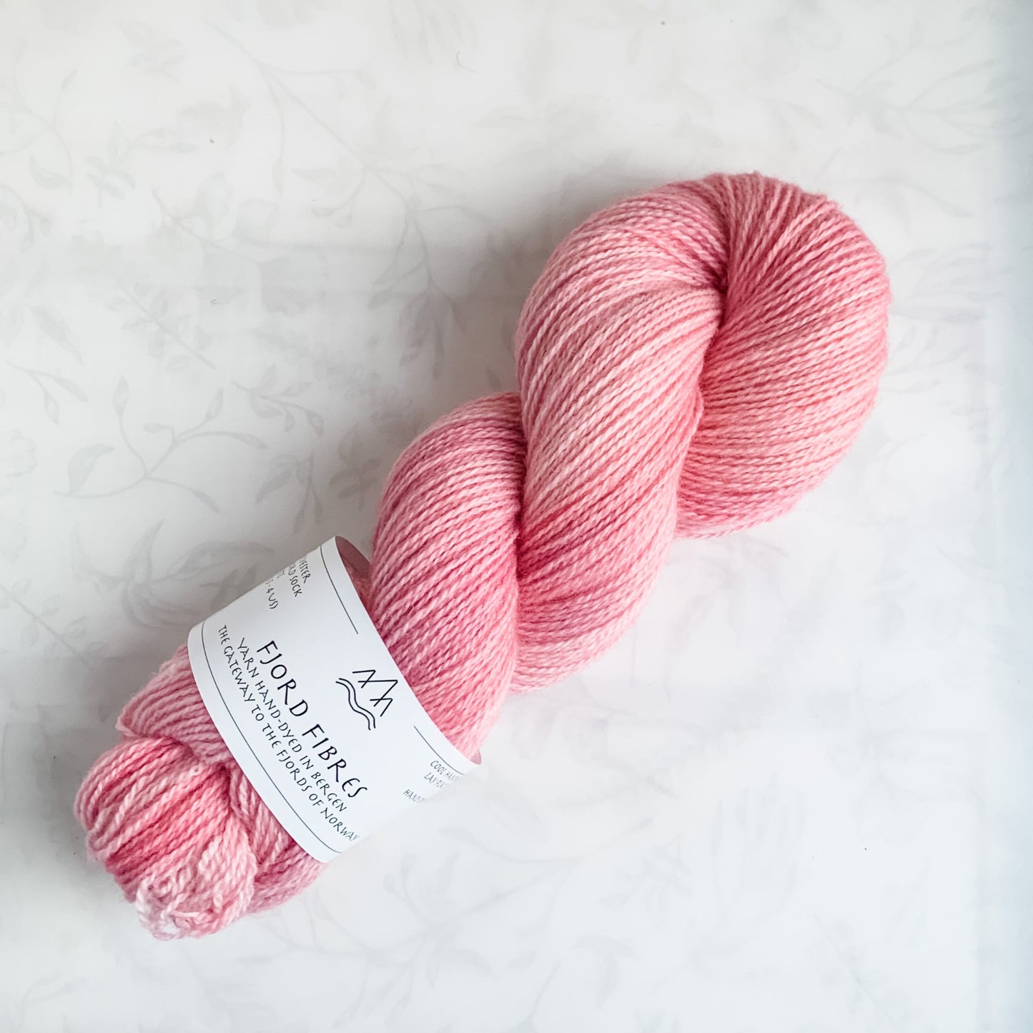 Love in Bloom- Trollfjord sock - Hand Dyed Yarn - Tonal Yarn