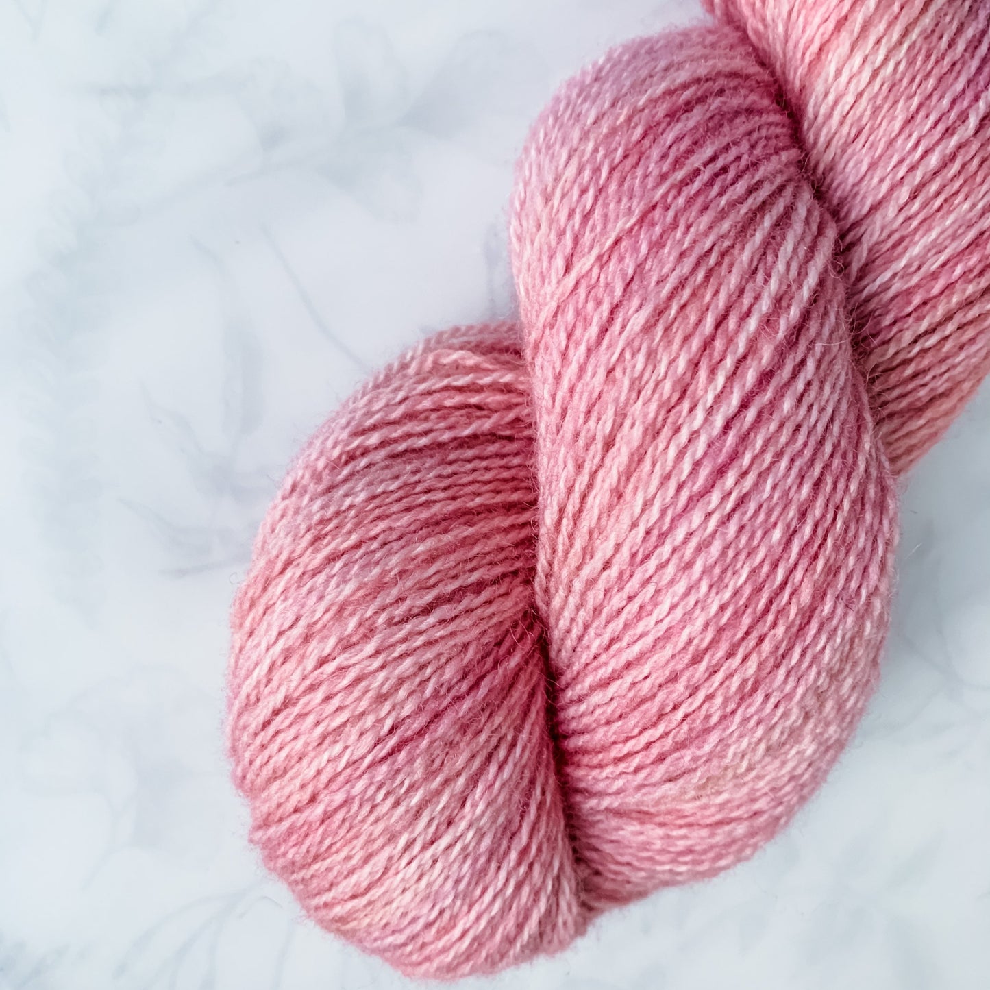 Tea Rose - Trollfjord sock - Hand Dyed Yarn - Tonal Yarn