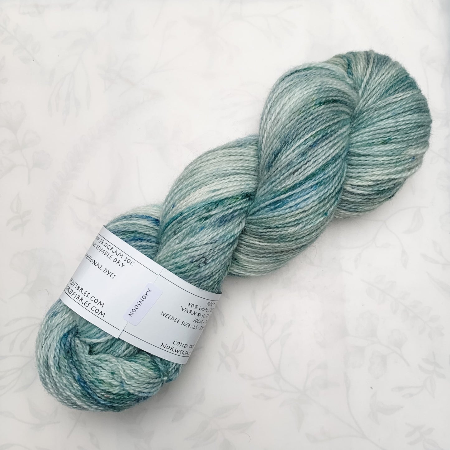 Monsoon - Trollfjord sock - Hand Dyed Yarn - Variegated Yarn
