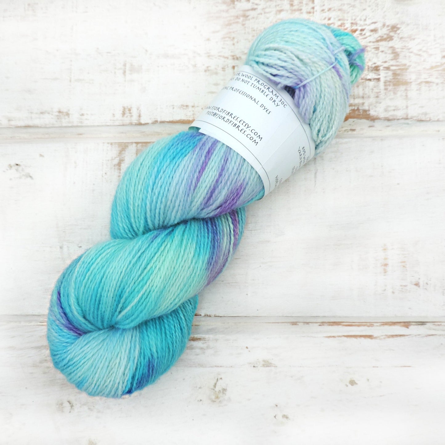 Tropical waters - Trollfjord Sock - Hand Dyed Yarn - Variegated Yarn