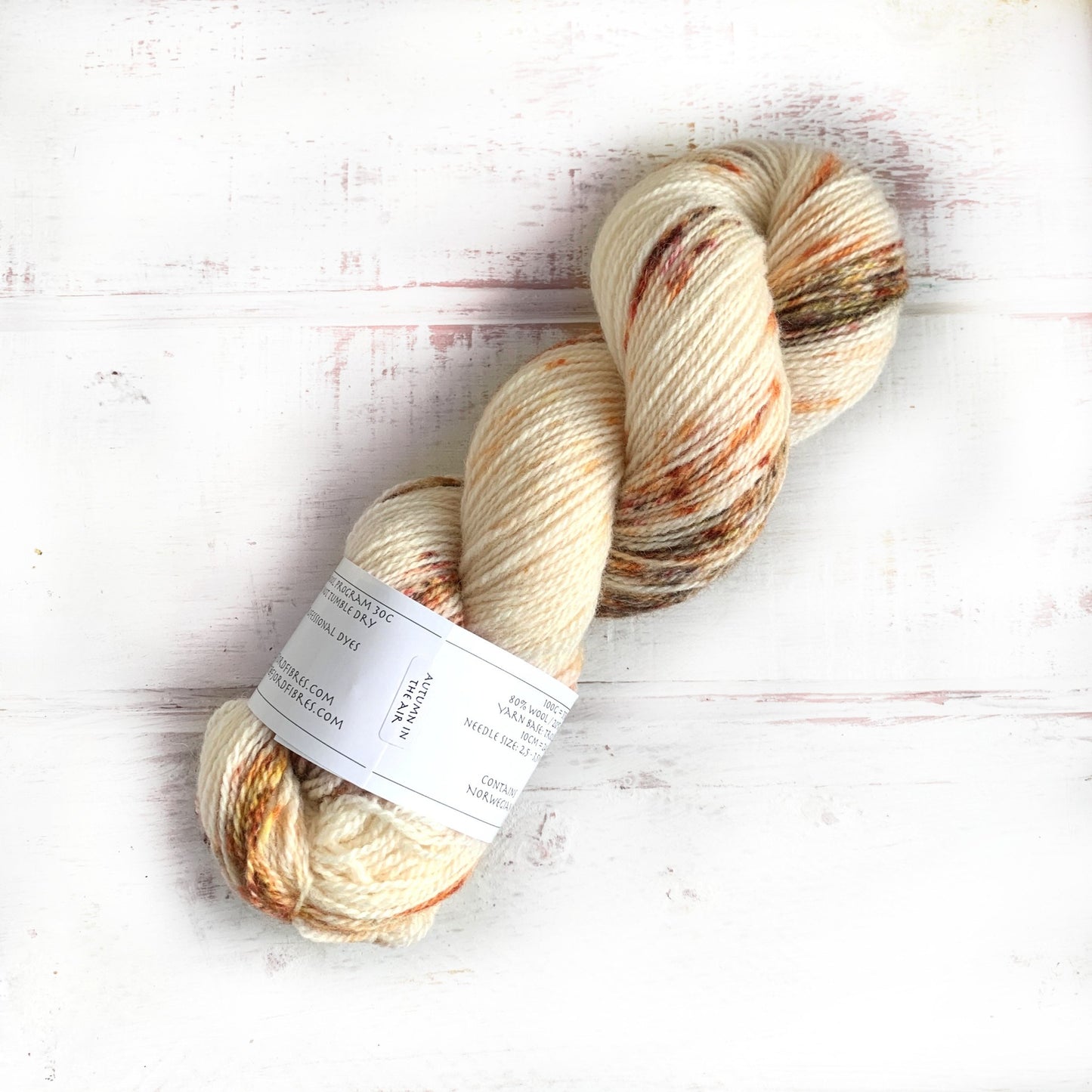 Autumn In The Air - Trollfjord sock - Hand Dyed Yarn - Variegated Yarn