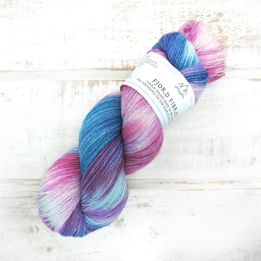 Jazz Blues -Trollfjord sock - Variegated Yarn - Hand dyed yarn