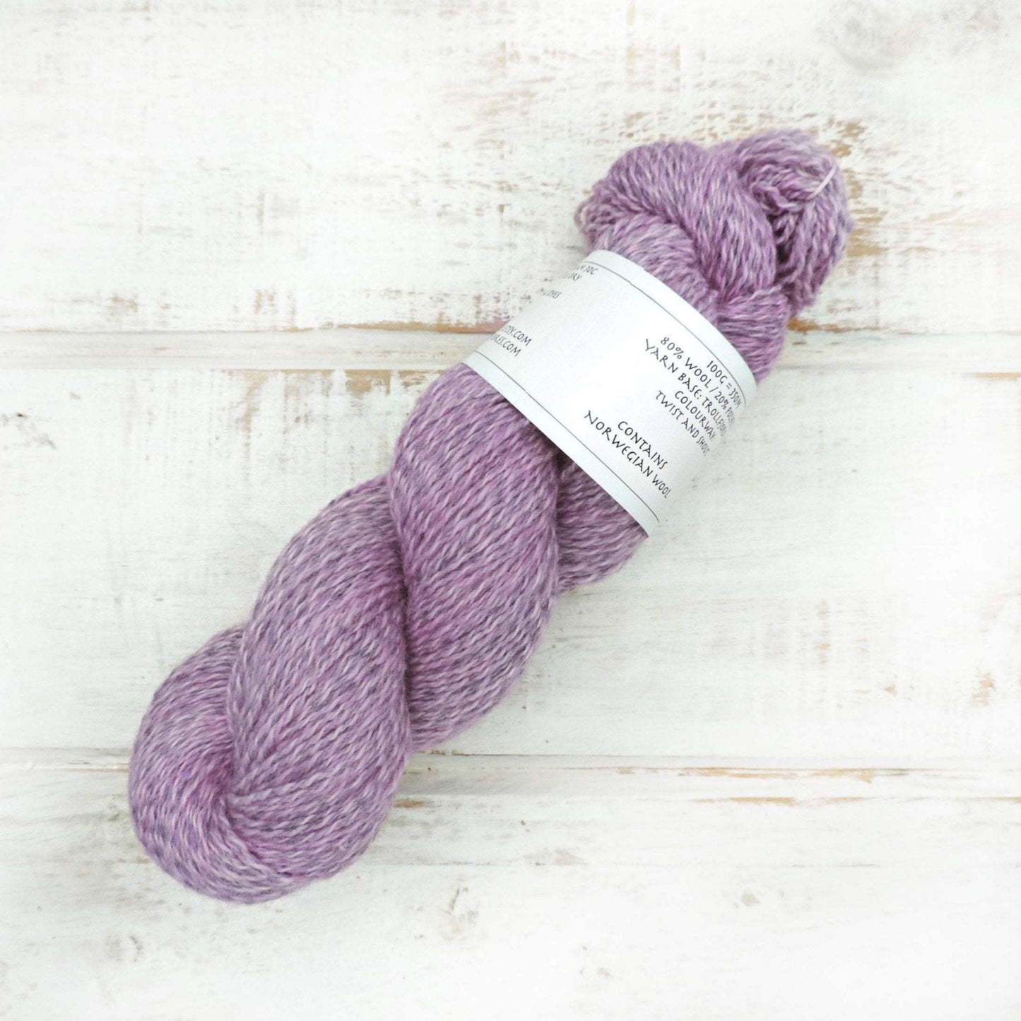 Twist and Shout - Trollfjord Sock - Hand Dyed Yarn - Marled yarn