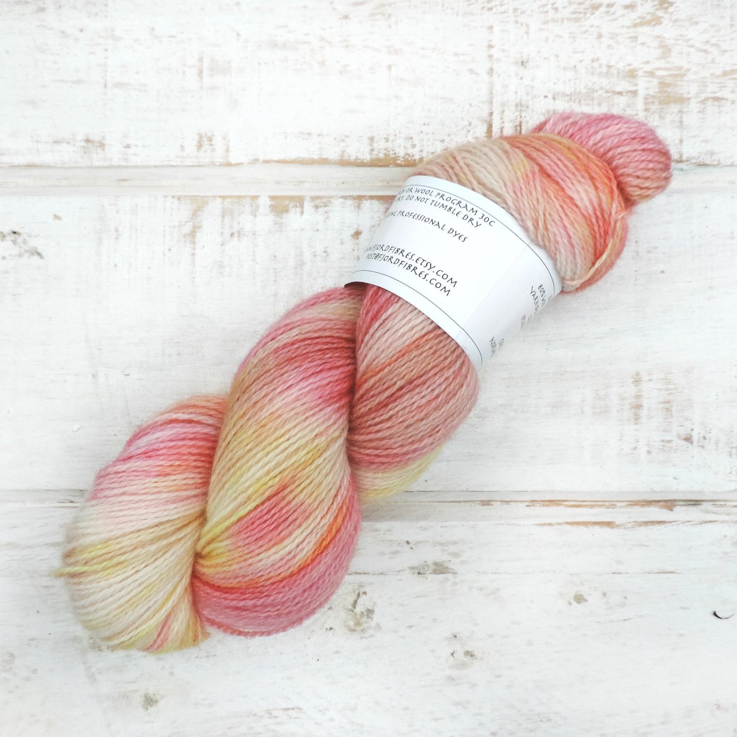 Eplekake (Apple Pie) - Trollfjord Sock - Hand Dyed Yarn - Variegated Yarn