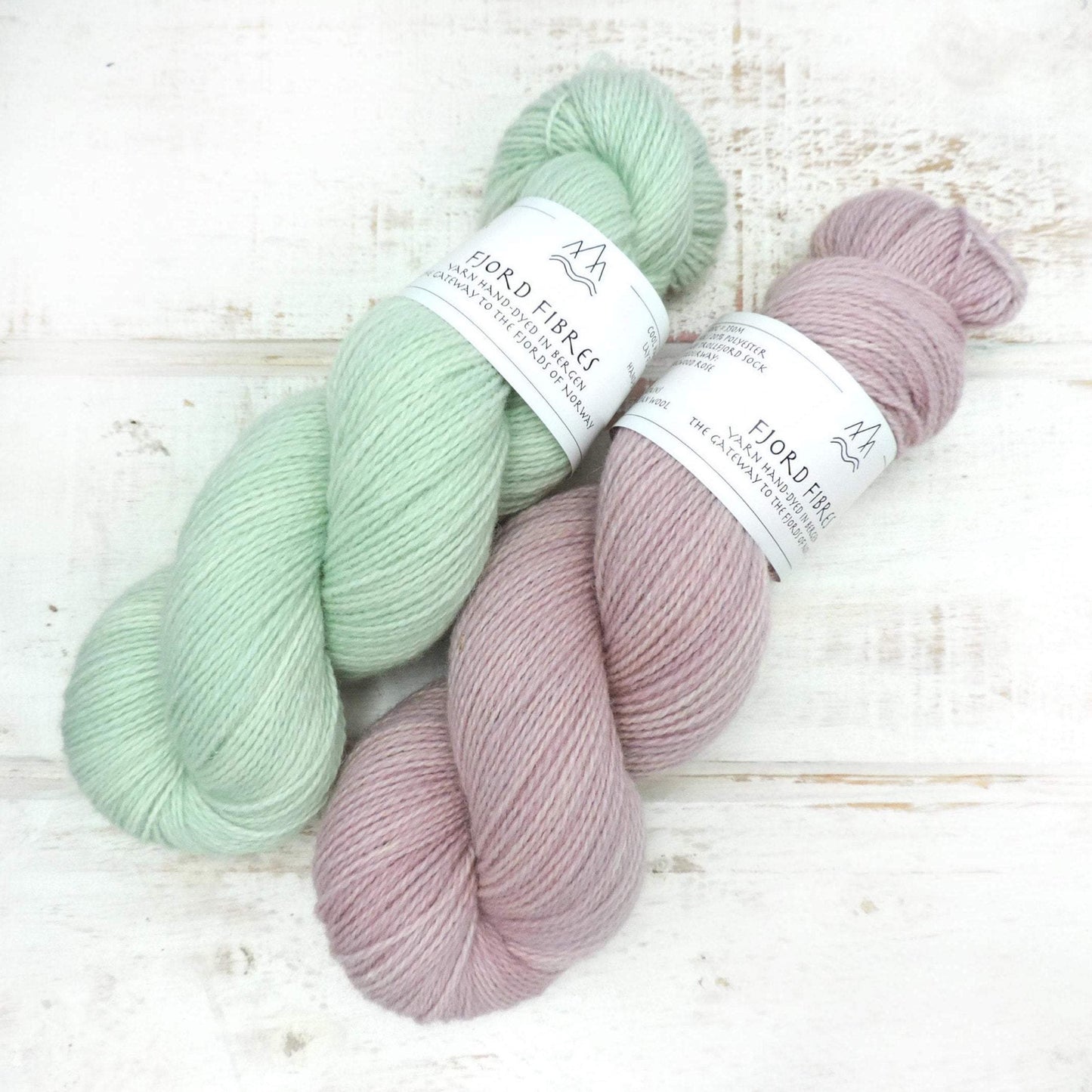Sage - Trollfjord sock - Hand Dyed Yarn - Tonal Yarn