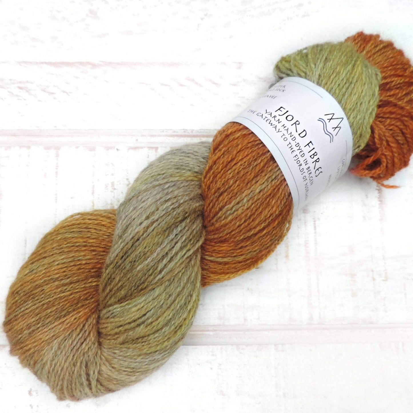 Turning Leaves - Trollfjord Sock - Hand Dyed Yarn - Variegated Yarn