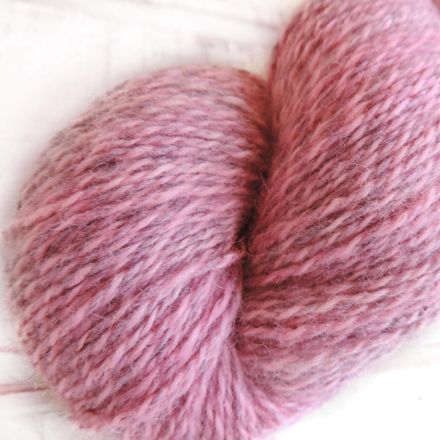 Pretty in Pink -Trollfjord Sock -  Hand Dyed Yarn - Marled yarn
