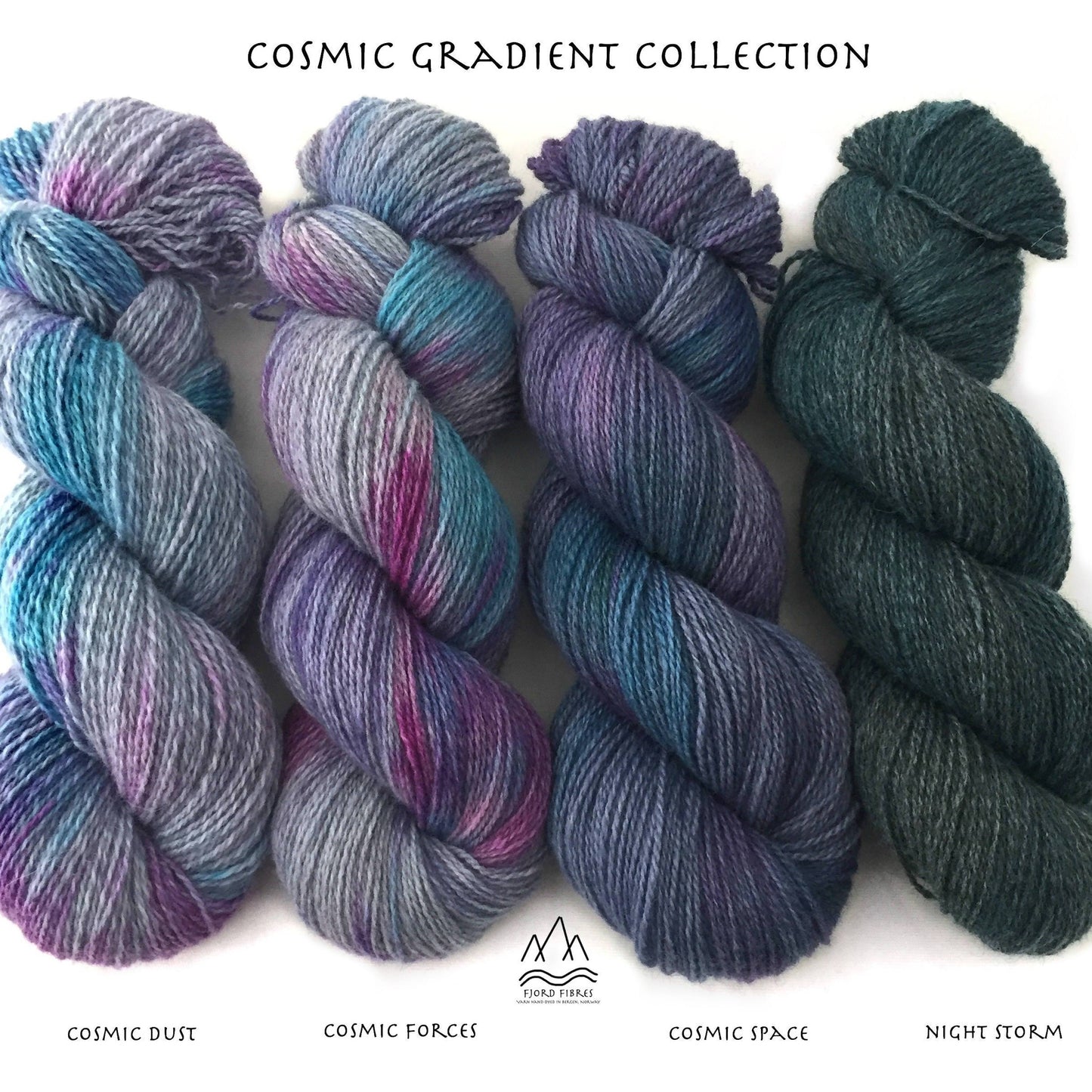 Cosmic Space - Trollfjord Sock - Variegated Yarn - Hand dyed yarn