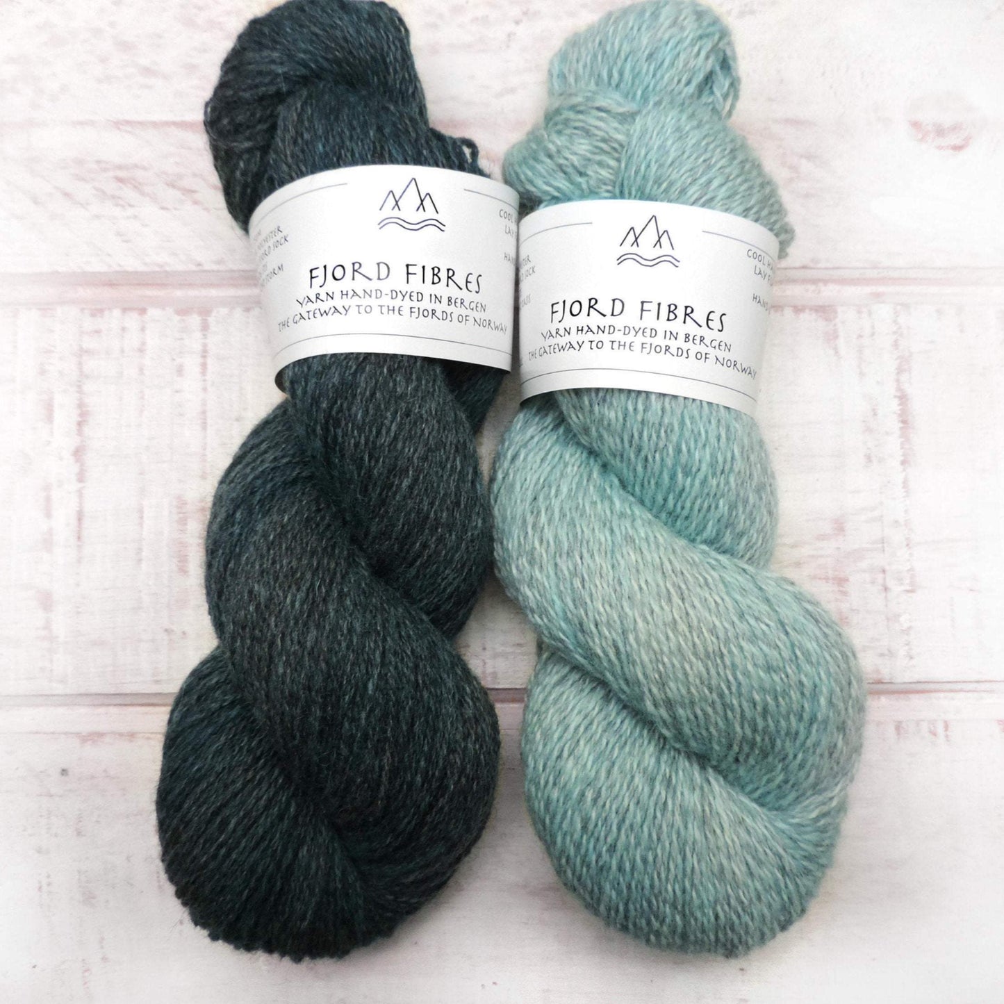 Desert Oasis - Trollfjord Sock - Hand Dyed Yarn - Marled Yarn