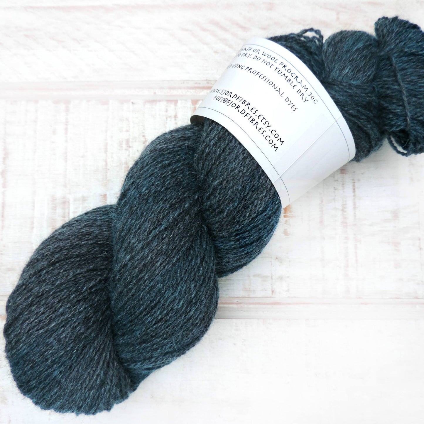 Night Storm - Trollfjord Sock - Hand Dyed Yarn - Tonal Yarn