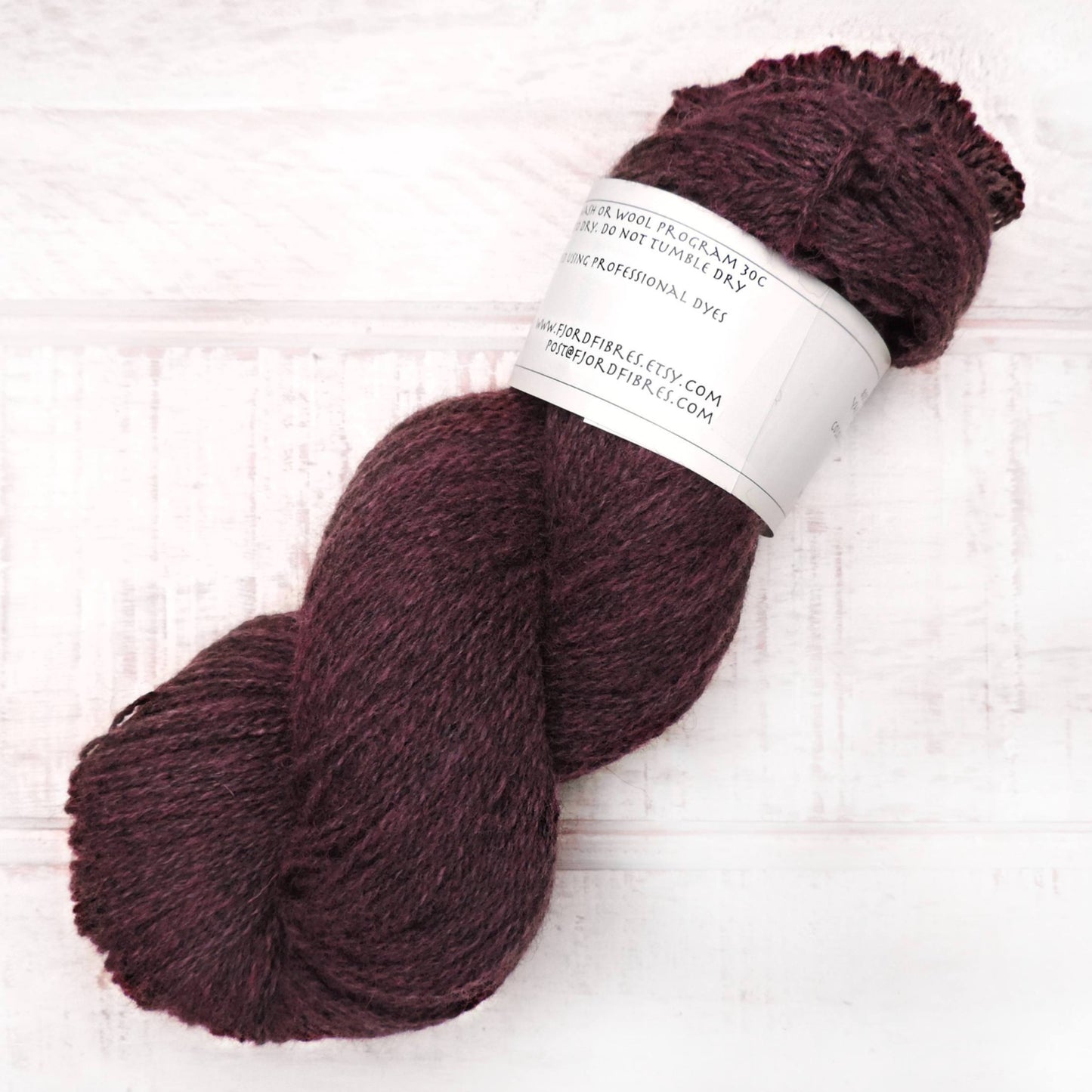 Pink with Attitude - Trollfjord Sock - Hand Dyed Yarn - Tonal Yarn