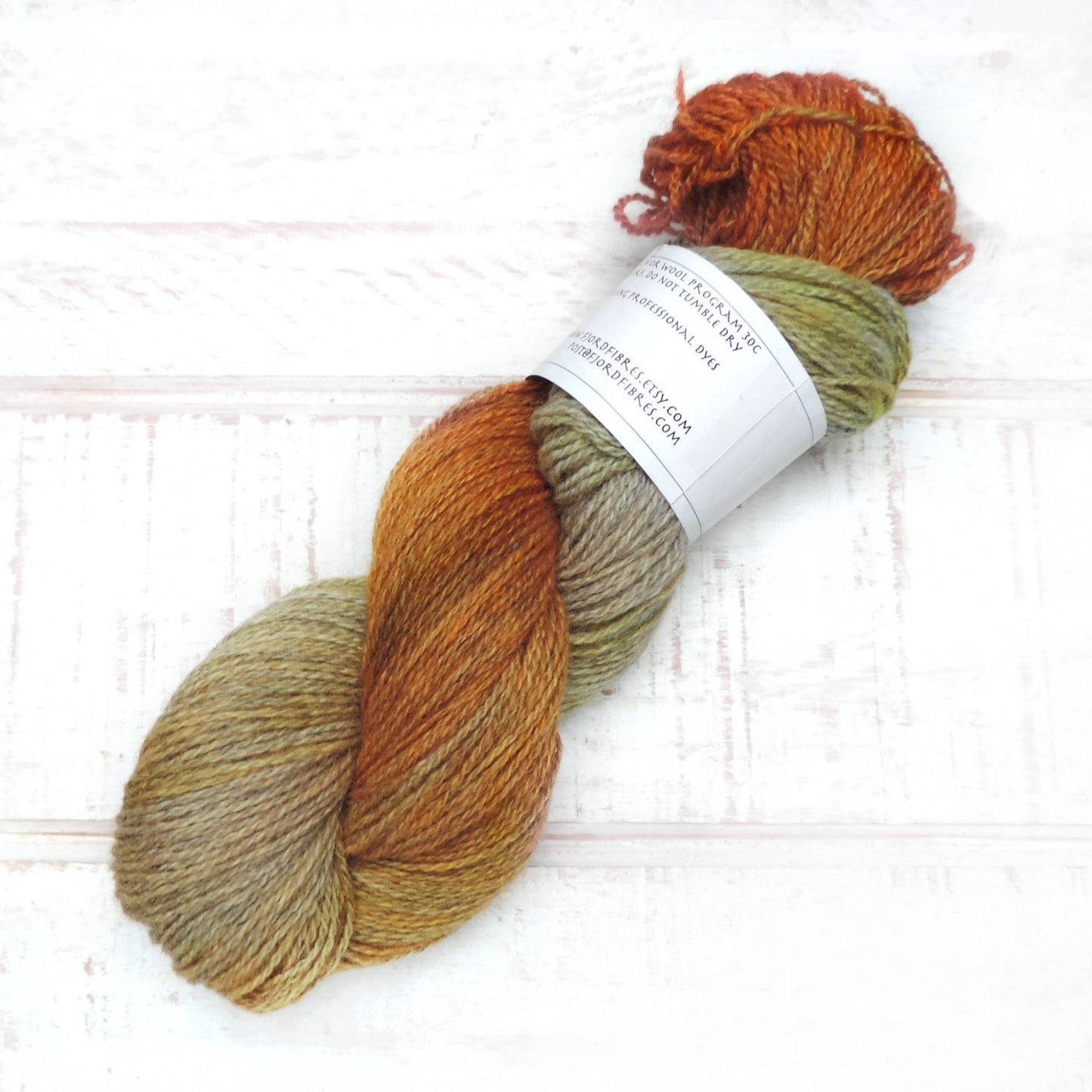 Turning Leaves - Trollfjord Sock - Hand Dyed Yarn - Variegated Yarn