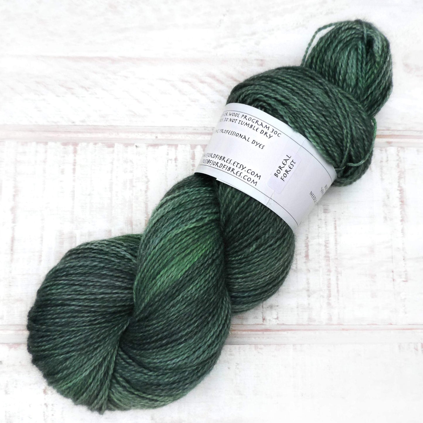 Boreal Forest - Trollfjord sock - Variegated Yarn - Hand dyed yarn