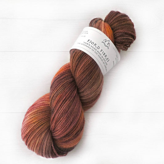 Spice Route - Trollfjord sock - Variegated Yarn - Hand dyed yarn