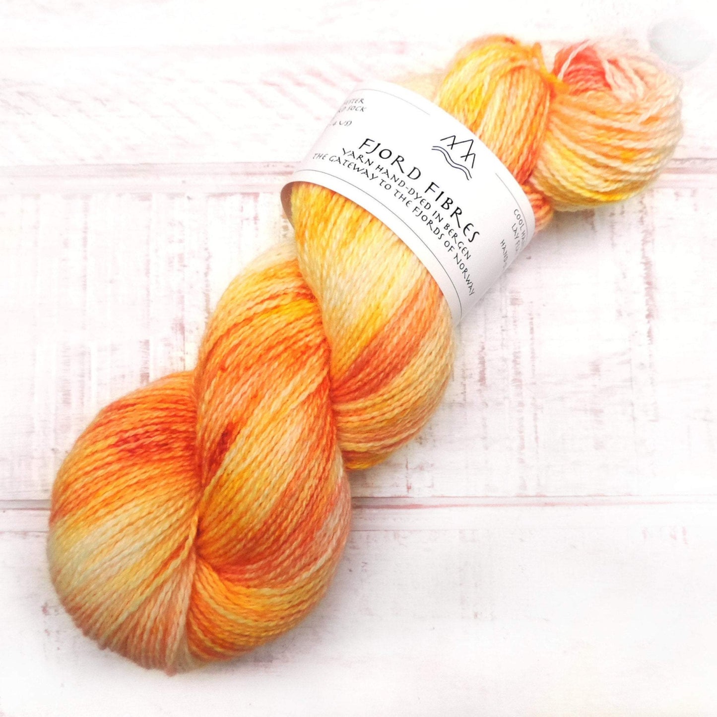 Fun in the Sun - Trollfjord sock - Hand Dyed Yarn - Variegated Yarn