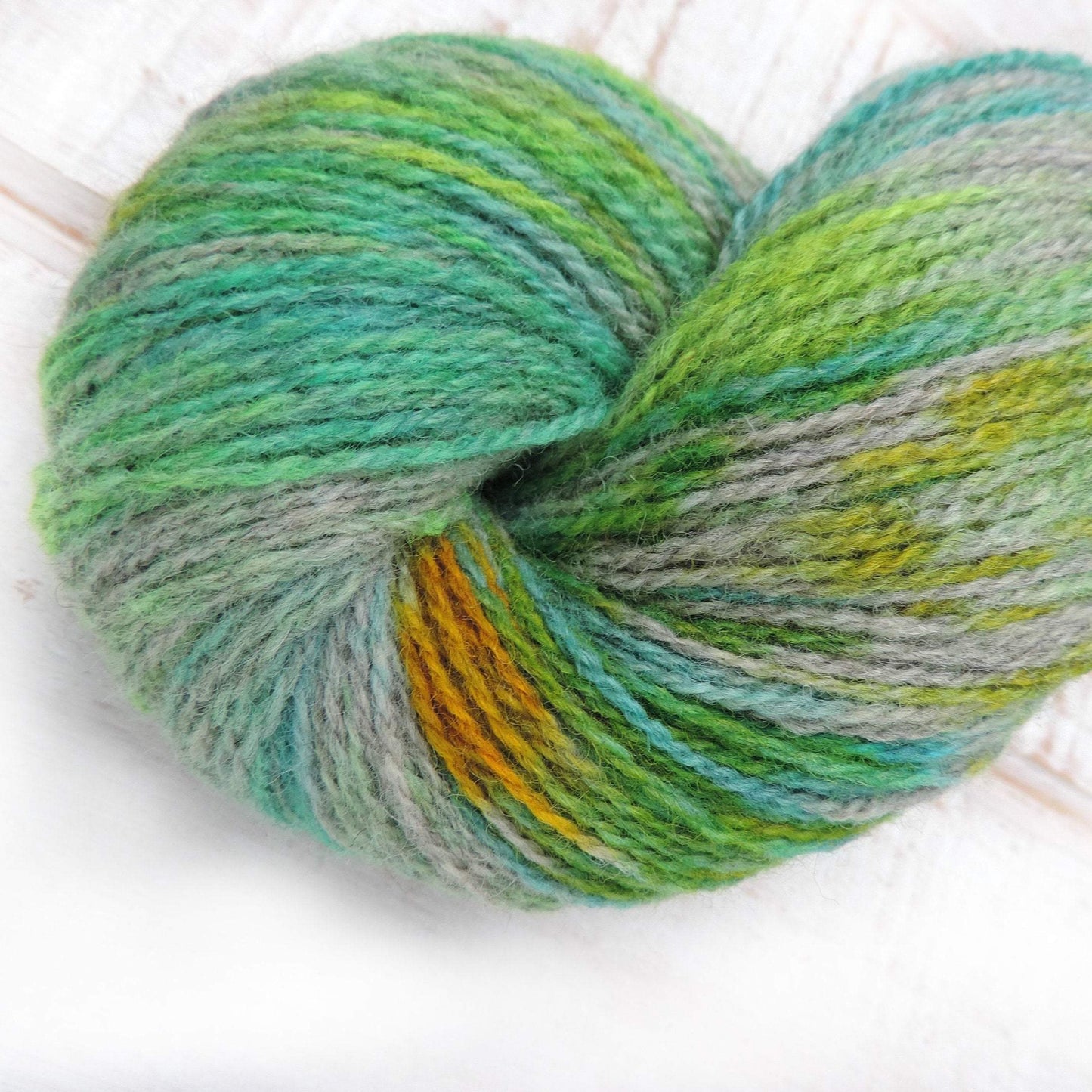 Woodlands in Spring - Trollfjord sock - Hand Dyed Yarn - Variegated Yarn