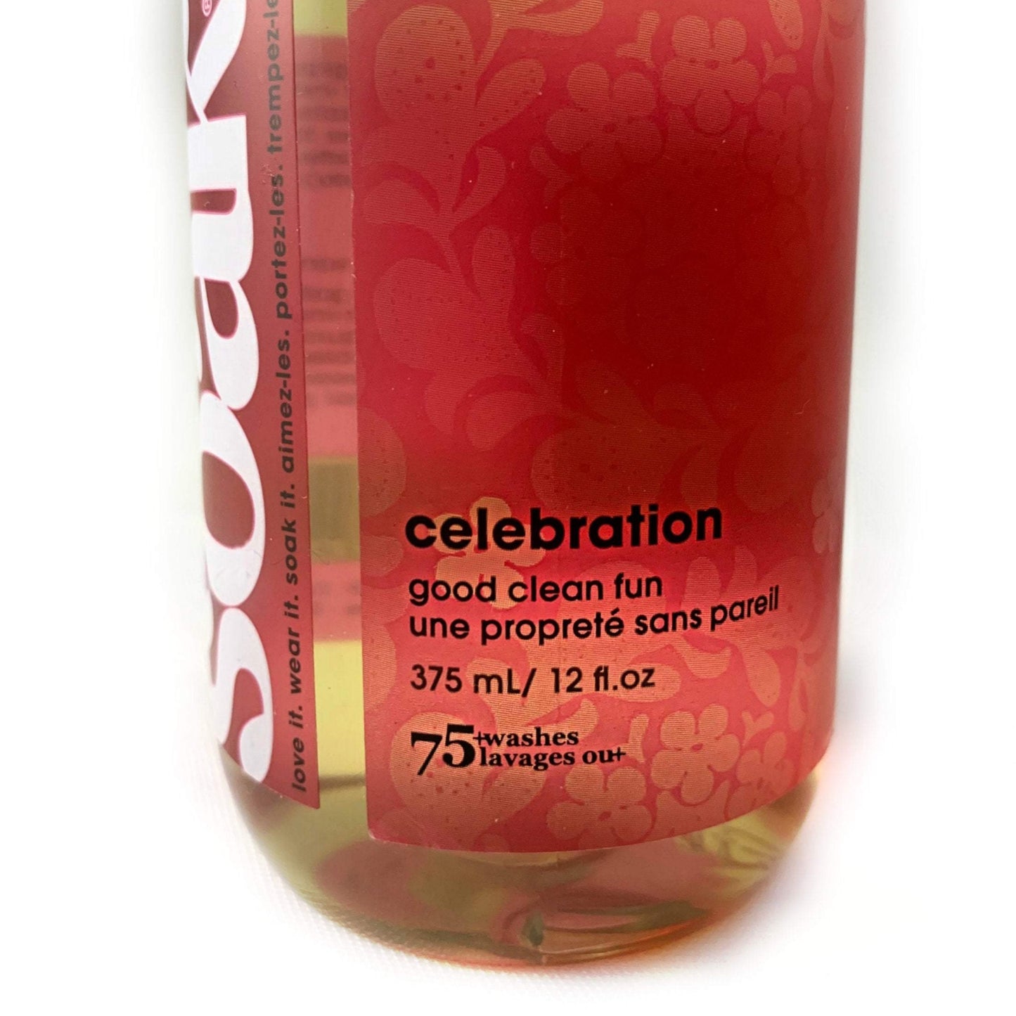 Soak wool wash 375ml (12 fl.oz) - Plant based laundry detergent - No rinse - Natural yarn wash - Recycled plastic bottles