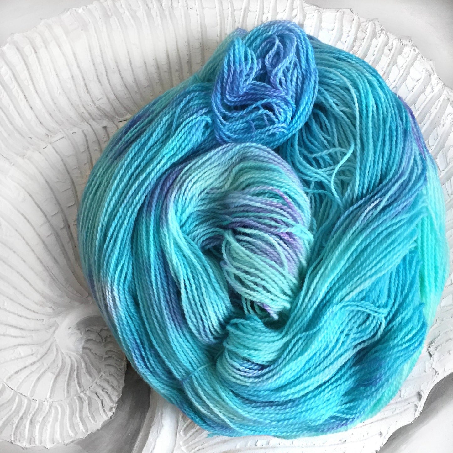 Tropical waters - Trollfjord Sock - Hand Dyed Yarn - Variegated Yarn